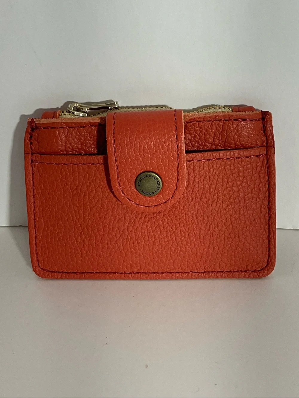 Portland Leather Sabrina Wallet in Coral-NEW